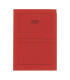 Zakládací obal L s okénkem - A4, papírový, červený, 1 ks