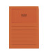 Zakládací obal L s okénkem - A4, papírový, oranžový, 1 ks