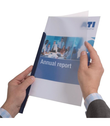 Násuvný spínací hřbet Durable - kapacita až 30 listů, černý, 1 ks