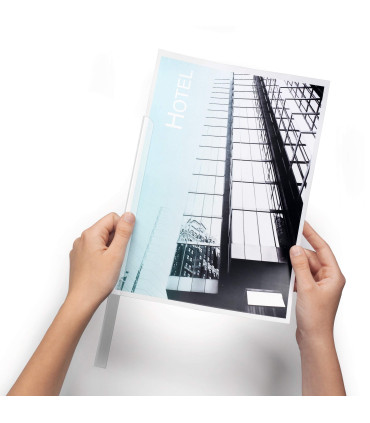 Násuvná lišta A4 6 mm, kapacita 60 listů, černá, 1 ks