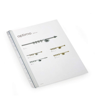 Násuvný spínací hřbet závěsný Durable - kapacita až 30 listů, transparentní, 1 ks