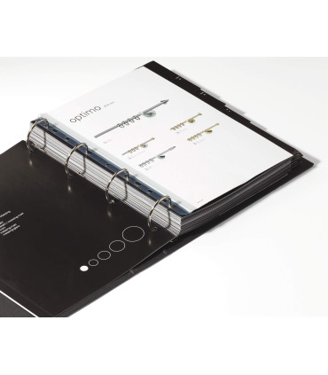 Násuvný spínací hřbet závěsný Durable - kapacita až 30 listů, transparentní, 1 ks