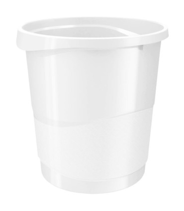 Odpadkový koš Esselte VIVIDA - plastový, 14 l, bílý