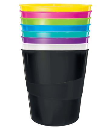 Odpadkový koš Leitz WOW, plastový, 15 l, zelený