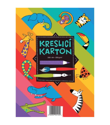 Kreslicí karton A4 - 200g/m2, 200 listů