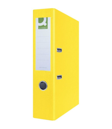 Pákový pořadač Q-Connect Hero - A4, šíře hřbetu 7,5 cm, žlutý