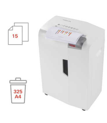 Skartovačka HSM shredstar X15 - P4, řez na částice 4 x 37 mm