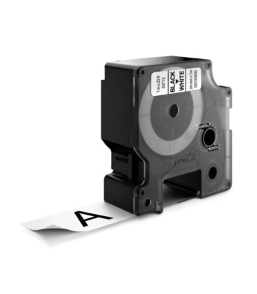 Páska Dymo D1 - bílá, šířka 24 mm, návin 7 m, černé písmo