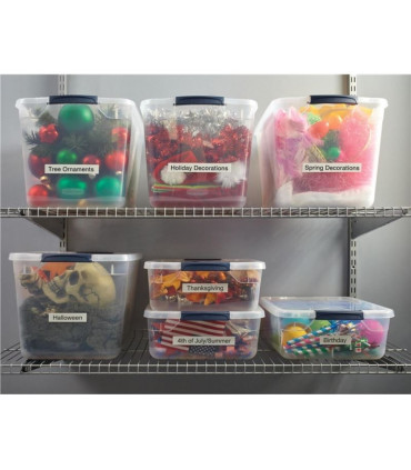 Páska Dymo D1 - bílá, šířka 24 mm, návin 7 m, černé písmo