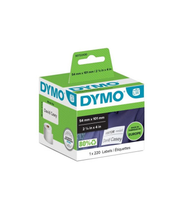 Štítky pro LabelWriter Dymo - 101 x 54 mm, bílá, 220 ks
