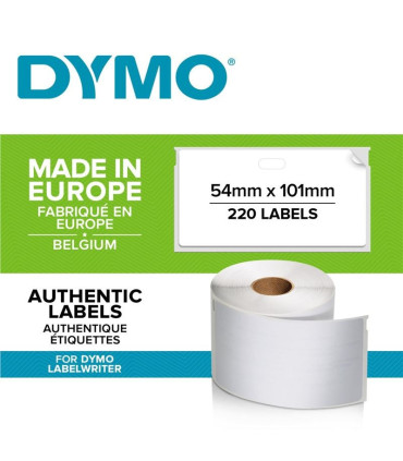 Štítky pro LabelWriter Dymo - 101 x 54 mm, bílá, 220 ks