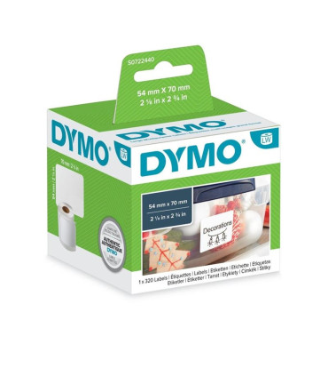 Štítky pro LabelWriter Dymo - 70 x 54 mm, bílá, 320 ks