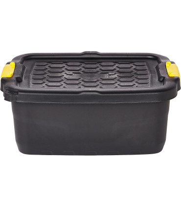 Plastová krabice Strata Heavy Duty - černá, 24 l