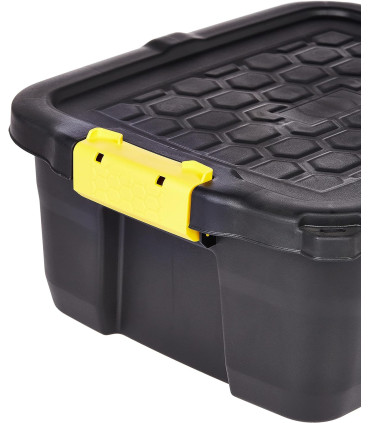 Plastová krabice Strata Heavy Duty - černá, 24 l