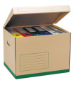 Archivační krabice s víkem - hnědá, 43 x 31 x 34 cm, 1 ks