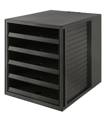 Zásuvkový box HAN KARMA, ECO - 5 zásuvek, černý