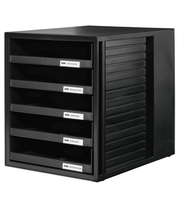 Zásuvkový box HAN KARMA, ECO - 5 zásuvek, černý