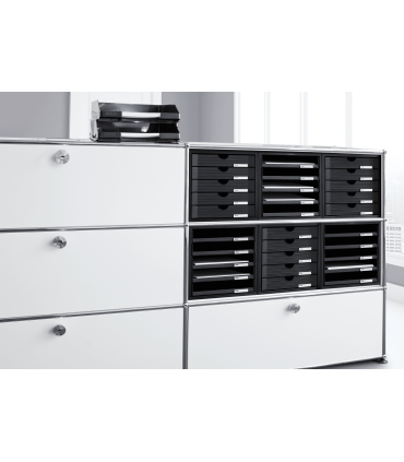 Zásuvkový box HAN KARMA, ECO - 5 zásuvek, modrý