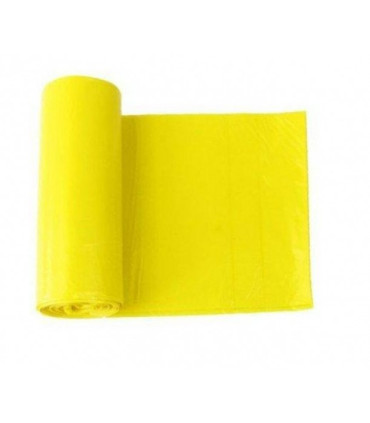 Pytle na odpadky na tříděný odpad - žluté, 120 l, 45 mic, 8 ks