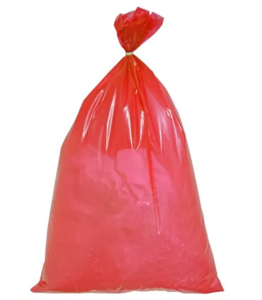 Pytle na odpadky na tříděný odpad - červené, 120 l, 45 mic, 7 ks