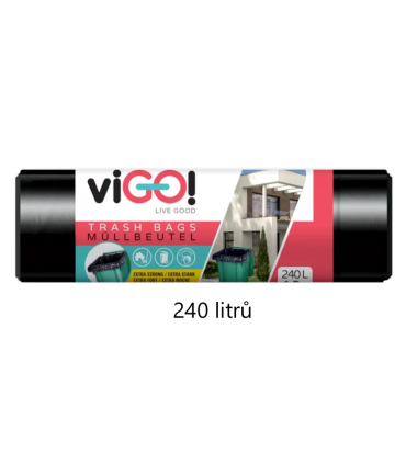 Pytle na odpadky - 240 l, 48 mic, 10 ks