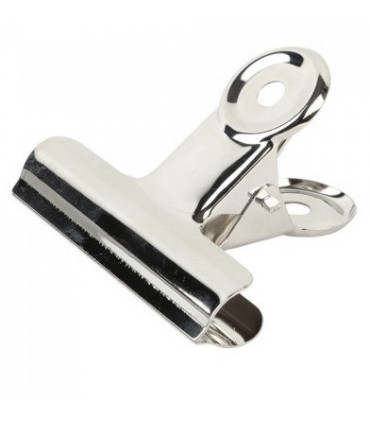 Pružinový klip - 50 mm, kapacita 100 listů, 6 ks