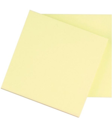 Samolepicí bloček Q-Connect - 76 x 76 mm, žlutý, 100 lístků