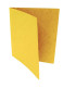 Prešpánové desky bez chlopní HIT Office - A4, žluté, 20 ks