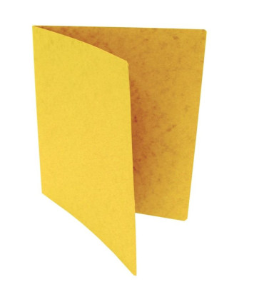 Prešpánové desky bez chlopní HIT Office - A4, žluté, 20 ks