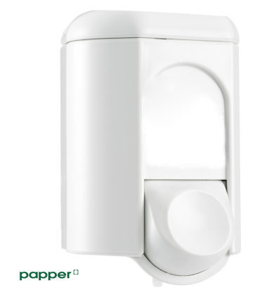 Dávkovač tekutého mýdla na dolévání, plast, bílý - 350 ml