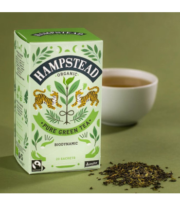 Zelený čaj Hampstead - bio, detokxikační, 20 ks
