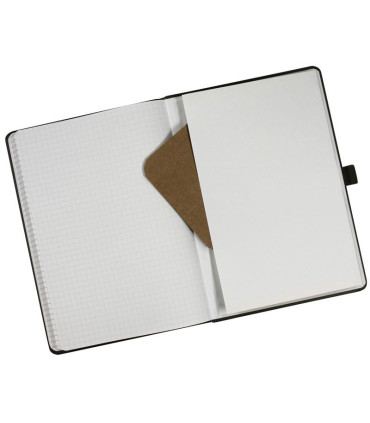 Zápisník DONAU Outdoor - A5, čtverečkovaný, olivový