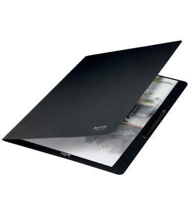 Kartonové desky s gumičkou Leitz RECYCLE - A4, ekologické, černé, 1 ks