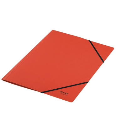 Kartonové desky s gumičkou Leitz RECYCLE - A4, ekologické, červené, 1 ks