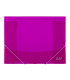 Desky s chlopněmi a gumičkou Electra - A4, plastové, tmavě růžové, 1 ks