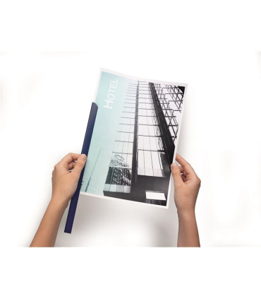 Násuvný spínací hřbet Durable - kapacita až 30 listů, modrý, 1 ks