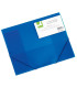 Desky s chlopněmi a gumičkou Q-Connect - A3, modré, 1 ks