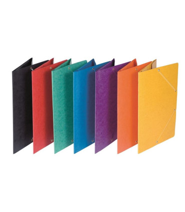 Prešpánové desky s chlopněmi a gumičkou Donau - A4, světle modré, 1 ks