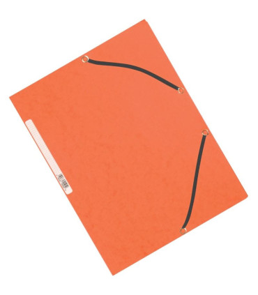 Desky s chlopněmi a gumičkou Q-Connect - A4, oranžové, 10 ks