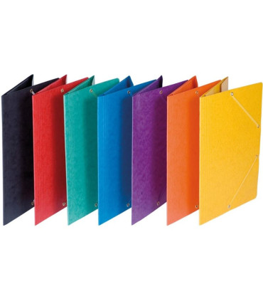 Prešpánové desky s chlopněmi a gumičkou Donau - A4, modré, 1 ks