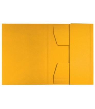 Papírové desky s chlopněmi Leitz RECYCLE - A4, ekologické, žluté, 1 ks