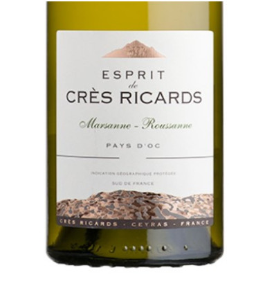 Chateau des Cres Ricards, Marsanne-Roussanne 2021, IGP