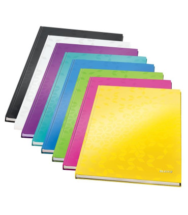 Zápisník Leitz WOW - A4, linka, žlutá