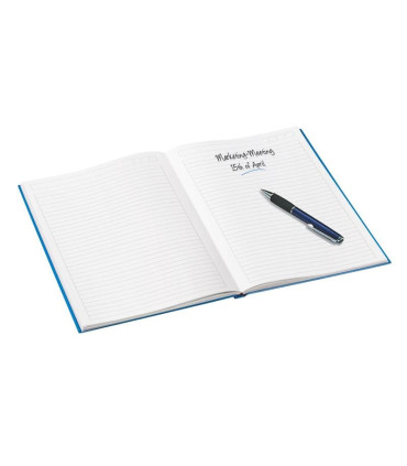 Zápisník Leitz WOW - A4, linka, modrý