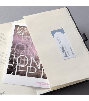 Záznamní kniha Sigel Conceptum - Hardcover, A4, linkovaná, černá