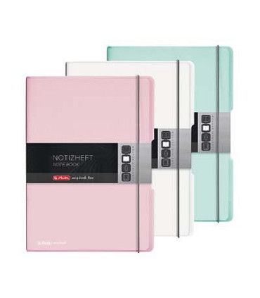 Blok Herlitz Flex A5 růžový, čtverečkovaný