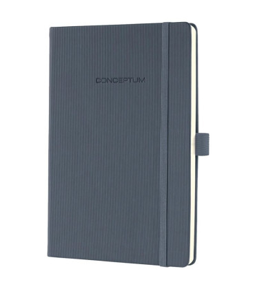 Záznamní kniha Sigel Conceptum - Hardcover, A5, linkovaná, tmavě šedá