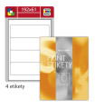 Etikety na pořadače S&K Label - mix barev, 192 x 61 mm, 400 ks