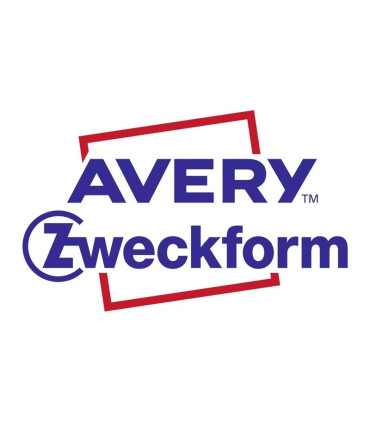 Etikety na pořadače Avery Zweckform - bílé, 192 x 38 mm, 210 ks