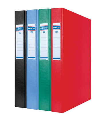 2kroužkový pořadač Donau - A4, 4 cm, O-mechanika, černý, 1ks